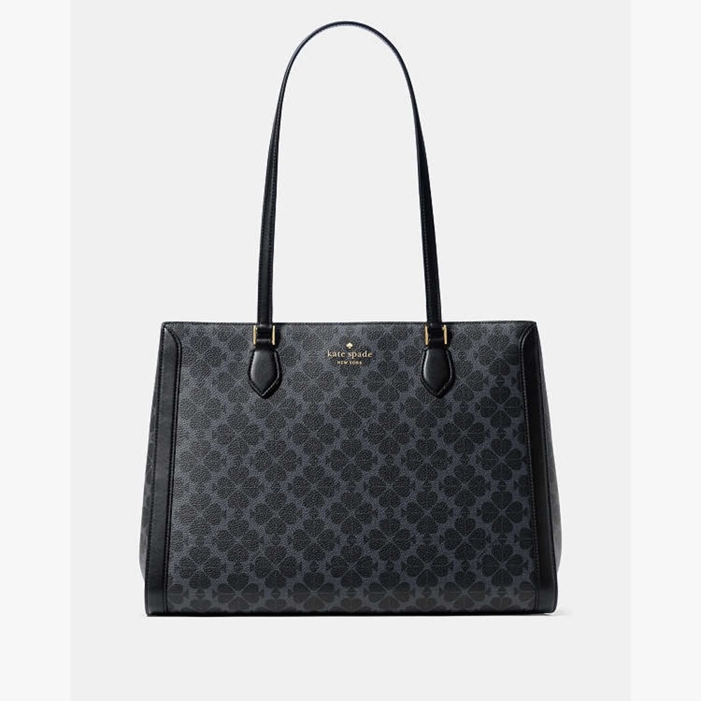 Kate Spade Signature Spade Flower East West Large Laptop Tote
